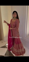 Sr 1693 Heavy Faux Georgette With Heavy Embroidery Sequence Work Top With Sharara Dupatta Wholesale Online